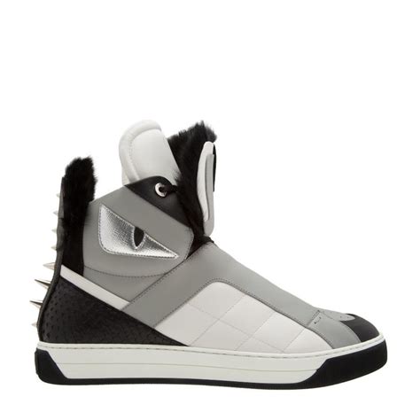 fendi bag and sneakers|Fendi designer high top sneakers.